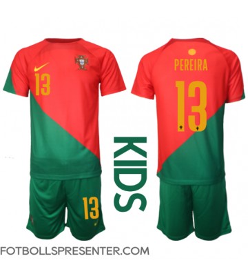 Portugal Danilo Pereira #13 Hemmatröja Barn VM 2022 Kortärmad (+ korta byxor)